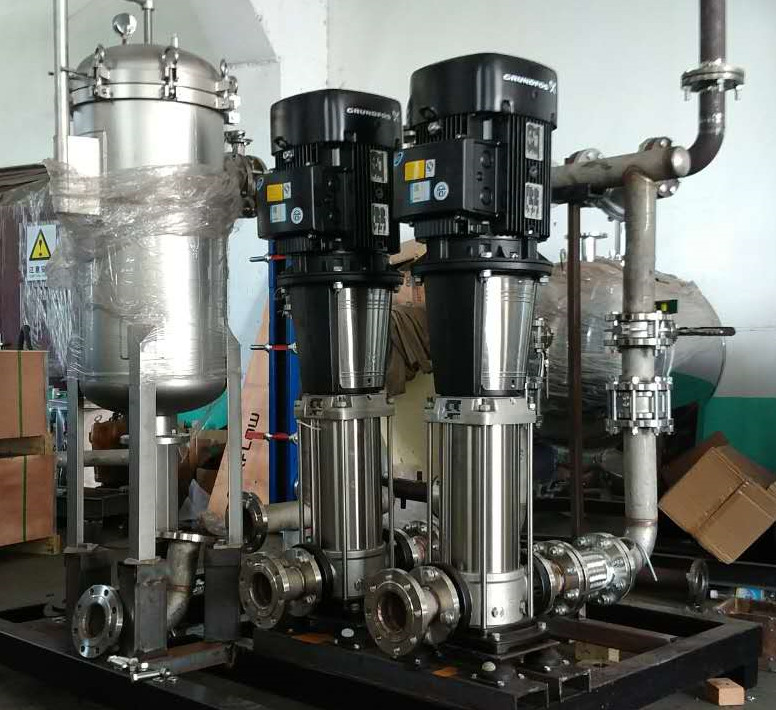 Grundfos格兰富CR立式多极离心泵应用于暖通换热机组